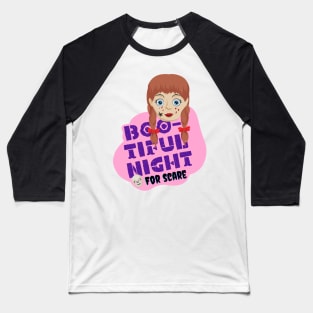 Creepy Doll: Boo-tiful Night for Scare Baseball T-Shirt